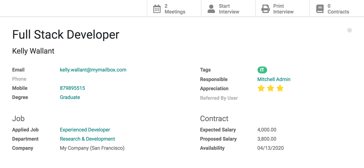 Recruitment App